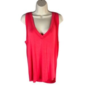 We The Free Tank Top Small‎ Indie Boho Chic Oversized V-Neck Basic Tee